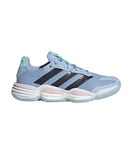 Zapatillas Adidas Stabil 16 Mujer Azul/Rosa 2025