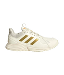 Zapatillas Adidas Court Flight Mujer Beige/Dorado 2025