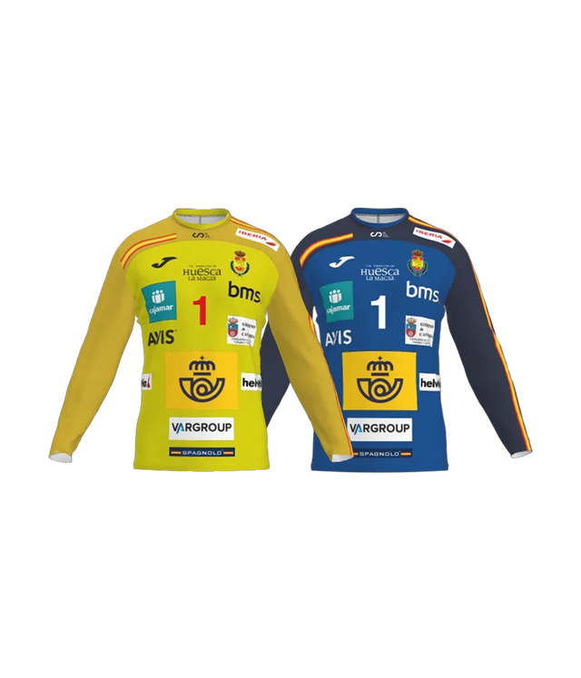 Pack Camisetas Joma España Balonmano Portero 2026 – Amarilla + Azul
