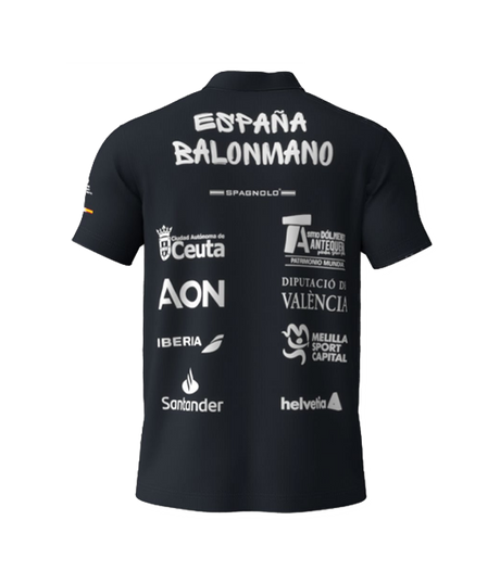 Polo Joma España Balonmano Negro 2023/2024