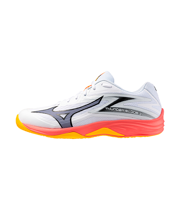 【 Air Plie 】mizu Mizuno Thunder Blade Z White/Fiery Coral/Citrus 2025 Shoes