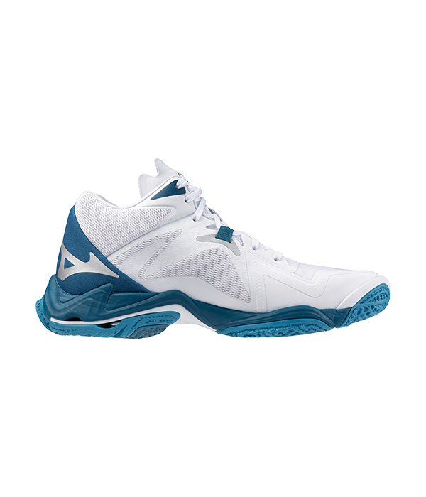 Zapatillas Mizuno Wave Lightning Z8 Mid Blanco/Azul 2024