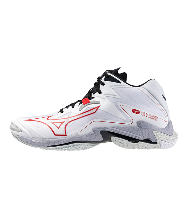 Zapatillas Mizuno Wave Lightning Z8 Mid  Blanco/Gris 2024