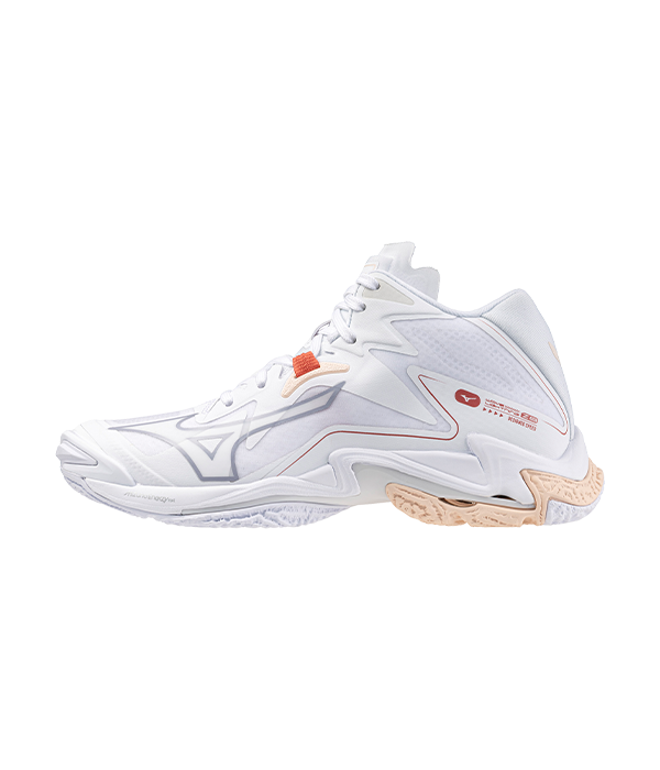 Zapatillas Mizuno Wave Lightning Z8 Mid Blanco/Logo Gris Women 2024