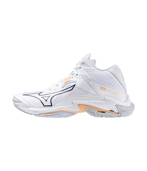 Zapatillas Mizuno Wave Lightning Z8 Mid Blanco/Coral Women 2024