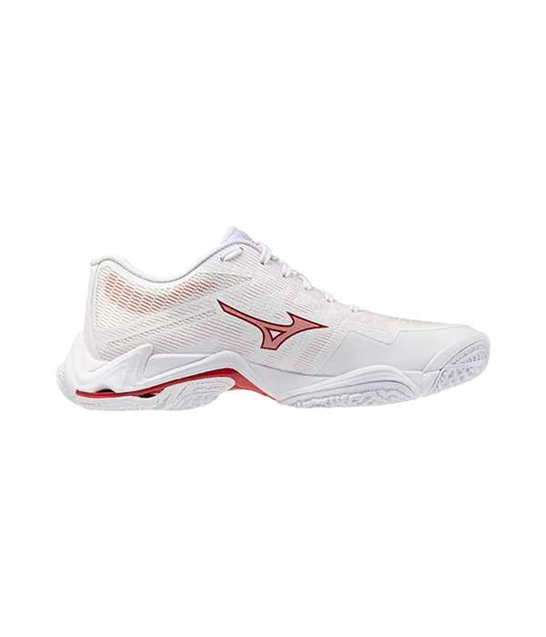 Mizuno Wave Lightning Elite White/Red Women's Sneakers 2026