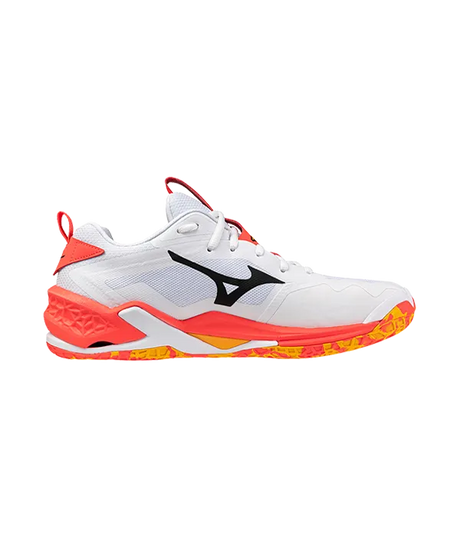 Zapatillas Mizuno Wave Stealth Neo 2 Blanco/Naranja/Amarillo 2025