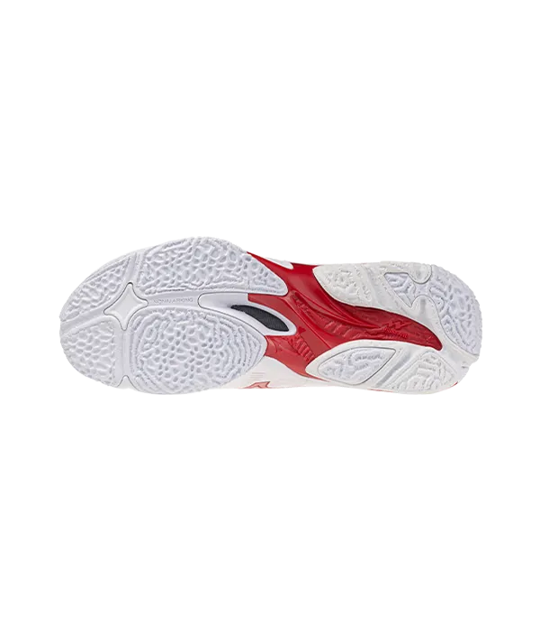 Mizuno Wave Lightning Elite MD White/Red Women's Sneakers 2026