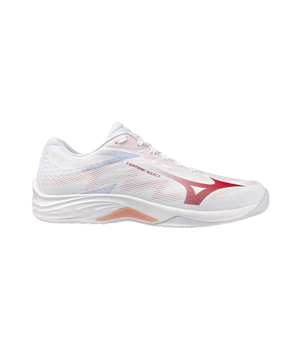 Mizuno Lightning Select White/Red Women's Sneakers 2026