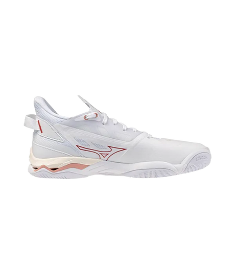 Zapatillas Mizuno Wave Mirage 5 Blanco/Rojo Mujer 2026