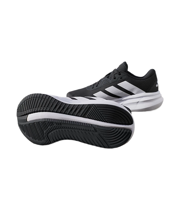 Zapatilla Adidas Running Galaxy 7 Hombre Negro/Blanco 2025