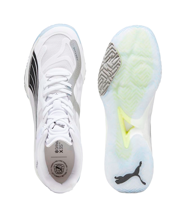 Zapatillas Puma Accelerate Nitro SQD Blanco/Gris 2024