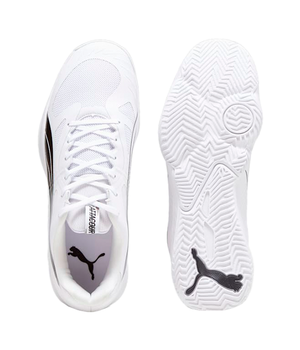 Zapatillas Puma Attacourt Blanco/Negro 2024