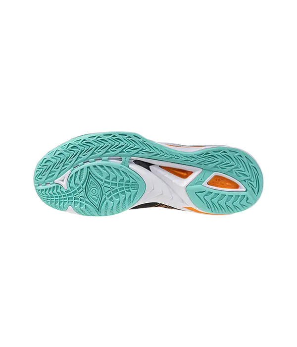 Zapatillas Mizuno Wave Mirage 5 Negro/Naranja/Azul 2025