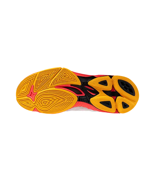 Zapatillas Mizuno Wave Voltage 2 Blanco/Rojo/Amarillo 2025
