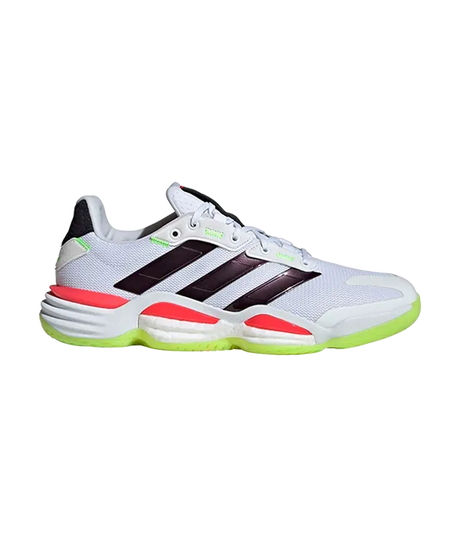 Zapatillas Adidas Stabil 16 Blanco/Naranja/Verde pistacho 2025