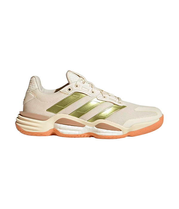 Adidas Stabil 16 Women's Beige/Gold 2025 Shoes – HandballPROShop