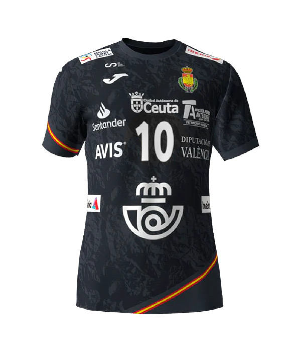 Camiseta Joma España Balonmano Masculino Negro 2023/2024