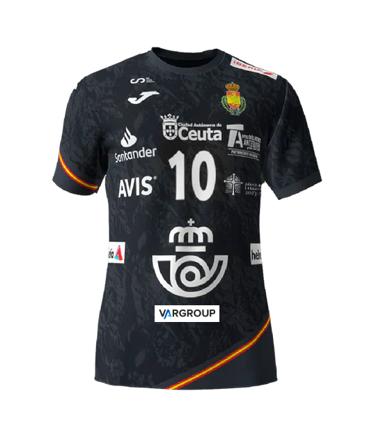 Camiseta Joma España Balonmano Masculino negra 2024/2025