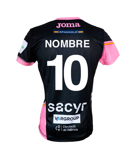 Camiseta Joma España Balonmano Femenino Negra 2025