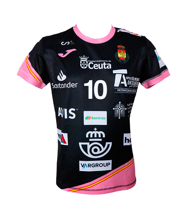 Camiseta Joma España Balonmano Femenino Negra 2025