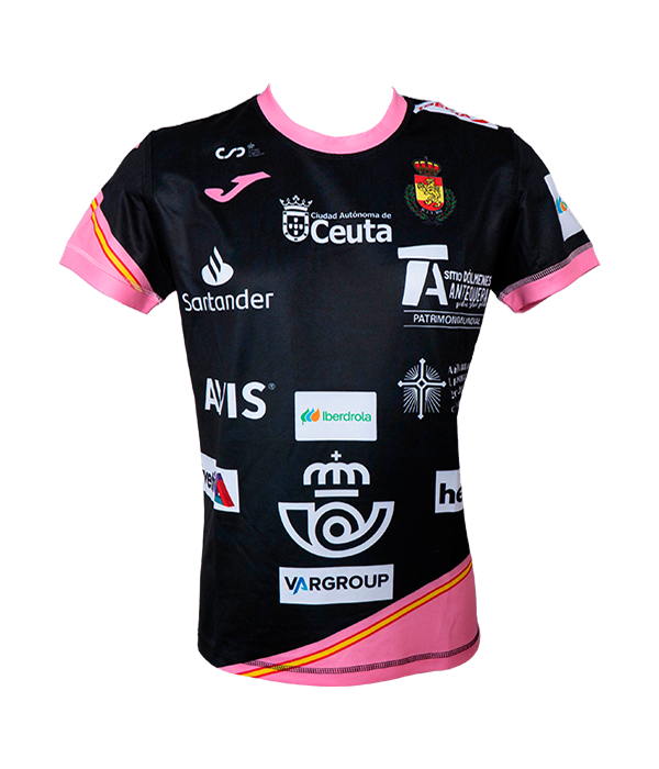 Camiseta Joma España Balonmano Femenino Negra 2025