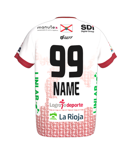 Official Club Logroño La Rioja White T-shirt 2023/2024