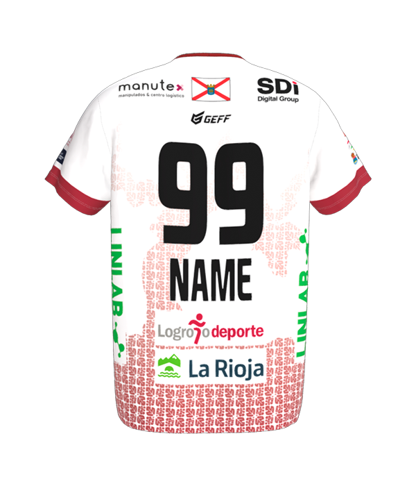 Camiseta Oficial Club Logroño La Rioja Blanco 2023/2024