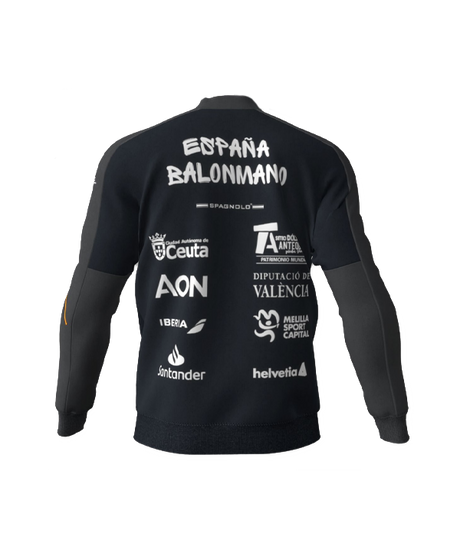 Chaqueta Joma España Balonmano Negro 2023/2024