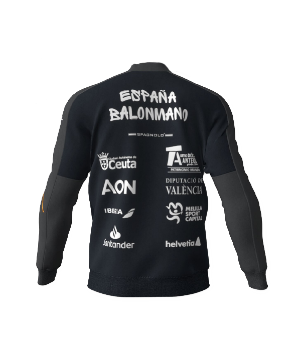 Chaqueta Joma España Balonmano Negro 2023/2024