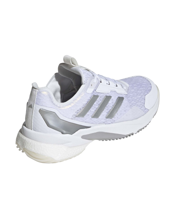 Zapatillas Adidas Crazyflight 5 Women Blanco/Plata 2024