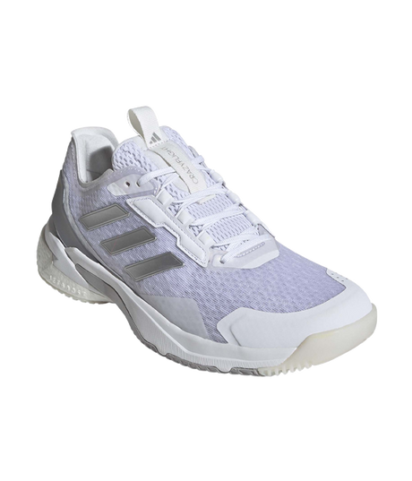 Zapatillas Adidas Crazyflight 5 Women Blanco/Plata 2024