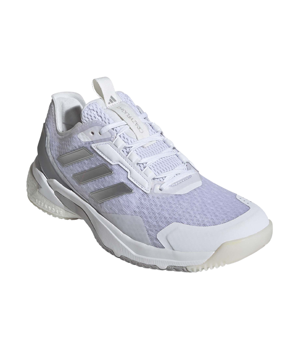 Zapatillas Adidas Crazyflight 5 Women Blanco/Plata 2024