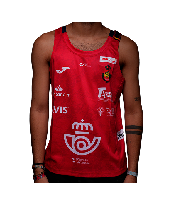 Camiseta Joma España Balonmano Masculino Playa Roja 2025
