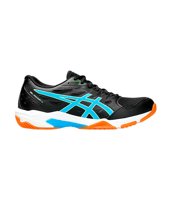Zapatillas Asics Gel Rocket 11 Negras/Azules HandballPROShop