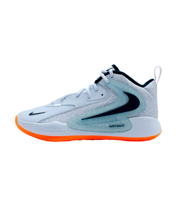 Nike Hyperset Grey/Orange Shoes - HandballPROShop Nike Hyperset Grey/Orange Shoes - HandballPROShop