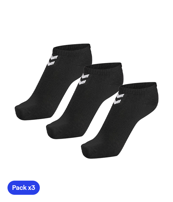 Hummel 2023 HML Chevron Ankle black socks (Pack x3)