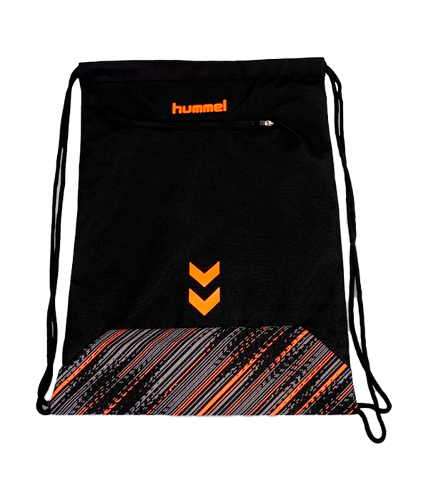 Mochila de cuerdas Hummel Negro/Naranja 2025