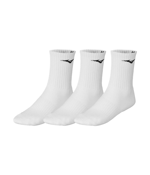 Mizuno Training Socks White (Pack x3)