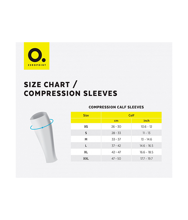 Perneras de compresión Zero Point Performance Hard Amarillo