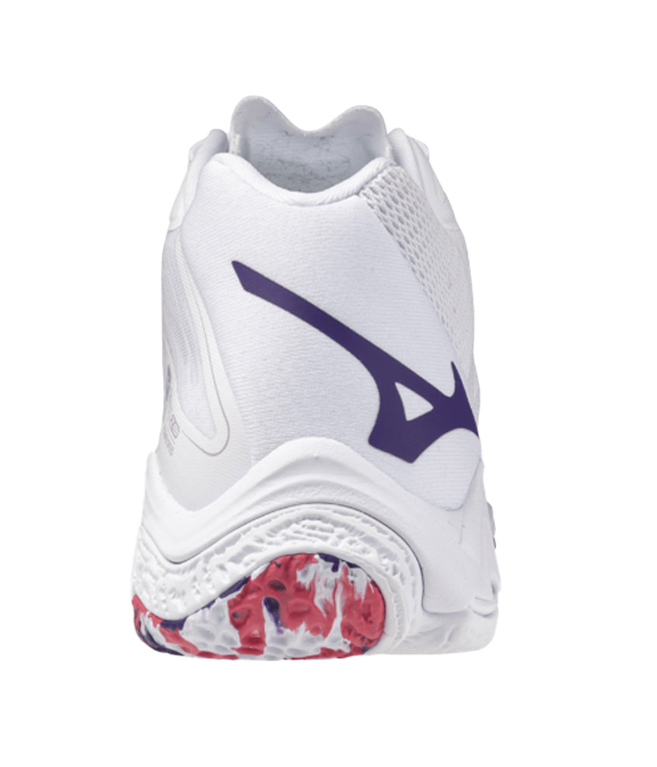 Zapatillas Mizuno Wave Lightning Z8 MID Blanco/Logo Morado Women 2025