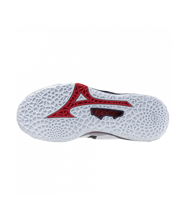 Mizuno Wave Stealth Neo White/Red Shoes