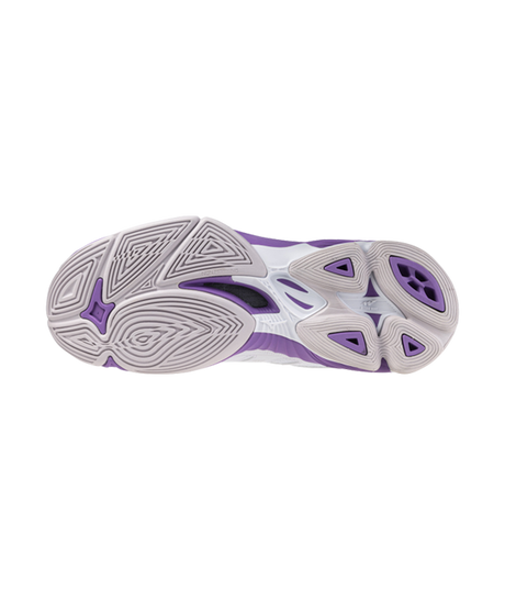 Zapatillas Mizuno Wave Voltage 2 Blanco/Morado Woman 2024