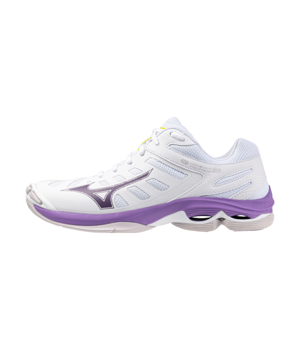 Zapatillas Mizuno Wave Voltage 2 Blanco/Morado Woman 2024