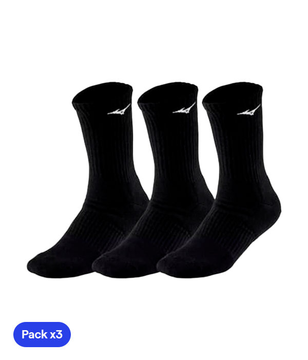 Calcetines Mizuno Training Negro (x3)