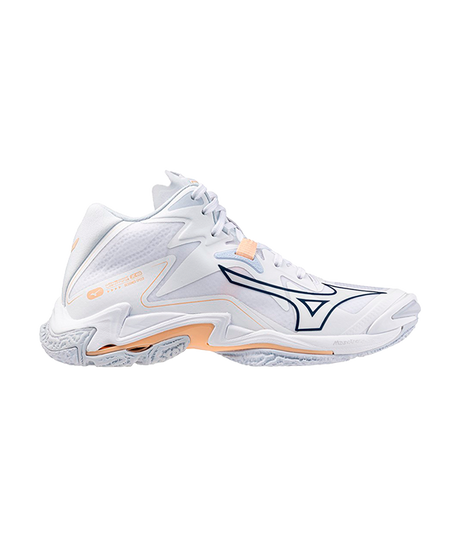 Zapatillas Mizuno Wave Lightning Z8 Mid Blanco/Coral Women 2024