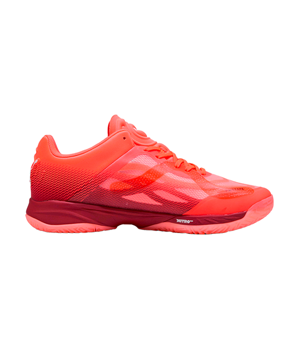 Zapatillas Puma Accelerate Nitro SQD Naranja Fluor/Rojo 2025