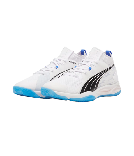 Zapatillas Puma Eliminate Nitro SQD Blanco/Azul 2025