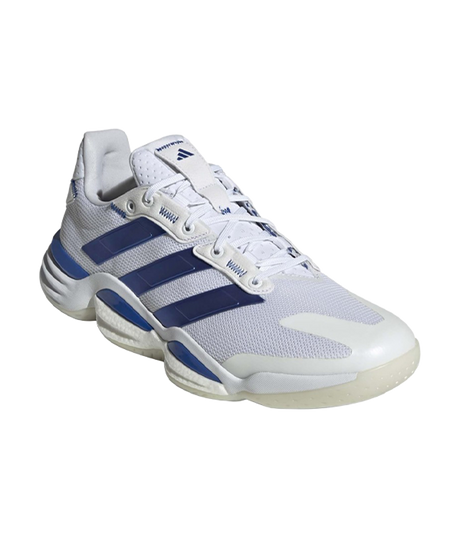 Zapatillas Adidas Stabil 16 M Blanco/Azul Eléctrico 2025