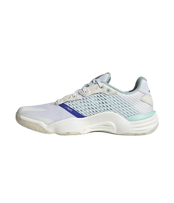 Zapatillas Adidas Stabil 16 Blanco/Azul 2024